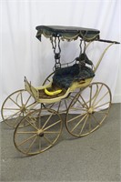 Wonderful Ca. 1800s Victorian Doll Carriage