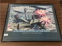 1998 Columbia festival of the arts framed print