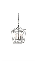 $150.00 Allen + Roth - Providence 3-Light Black