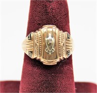 1949 Class Ring 10K Ring Marked PCM
