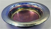 Continental Art Glass Low Bowl