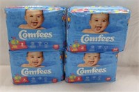 KIDS DIAPERS - SIZE 16 - 28 lbs QTY 4 
PACKS