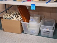 Storage totes, hangers