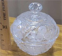 Glass covered dish