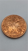 1oz copper round