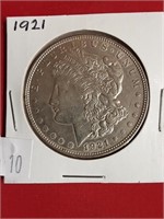 MORGAN SILVER DOLLAR  1921 (GREAT SHAPE)