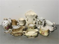 Vases, Pitchers, Gravy Bowls etc