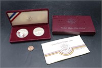 1984 US Olympics Silver Dollar Coins