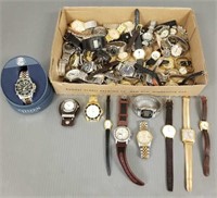 Over 50 men's, etc. wristwatches (some as seen)