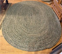 Braided Rug-Needs Cleaned. 61”x86”