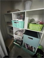 Cubby Shelf and Contents