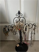 Costume Jewelry with Stand