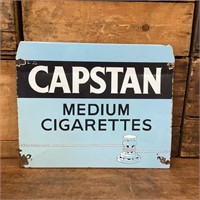 Original Capstan Medium Cigarettes Enamel Sign