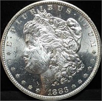 1883-CC Morgan Silver Dollar Gem BU Proof Like