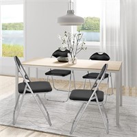 ARLIME Folding Stackable Chairs Set of 4