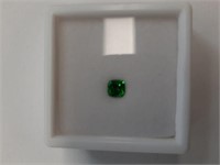 5X5MM BEAUTY NATURAL MINED GREEN EMERALD APPROX 1