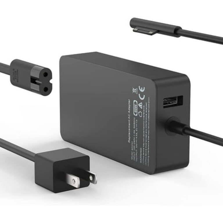 Surface Pro Charger 65W 15V 4A for Pro 3/4/5/6/7/8