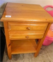 Wooden Table w/2 Drawers;