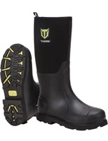 TIDEWE RUBBER WORK BOOT FOR MEN WITH STEEL SHANK,