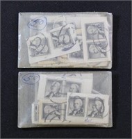 US Stamps #834 and 1053 used accumulation, 200 #10