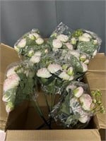 6 flower bouquets for centerpieces