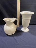 Redwing Vase & USA Pitcher