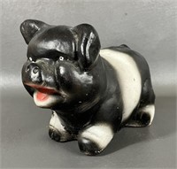 Vintage Concrete Pig Statue