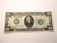 1928 $20 Redeemable in Gold