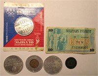Misc Tokens & Military Currency