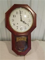 Linden regulator clock missing pendulum - quartz