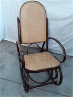 Wicker rocking chair