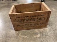 Western cartridge  Wood crate