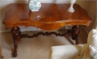 Good antique walnut side table