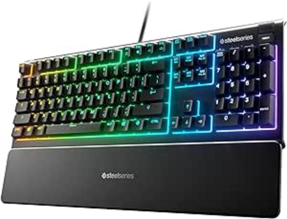 SteelSeries Apex 3 RGB Gaming Keyboard ? 10-Zone