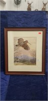 (1) Framed Ned Smith Print (15"×17")