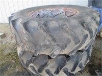 20.8x38 Tires w/8 Rail Rims