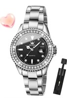 OLEVS Diamond Watches for Women with Date Fashion
