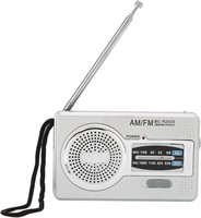Portable Radio Player FM/AM Battery Powered