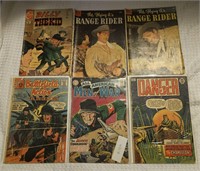 Lot of 6 Comic Books Range Rider Billy The Kid