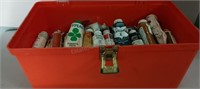 Craft Box w Oil Paint Tubes