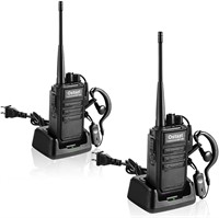 Walkie Talkie Rechargeable 2 Pack Portable