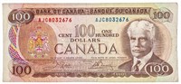 Bank of Canada 1975 $100