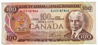 Bank of Canada 1975 $100