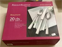 Reed & Barton 20 piece flatware set new in the