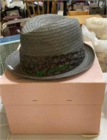 Vintage gentlemen Pompadour hat size 7 1/8    1941