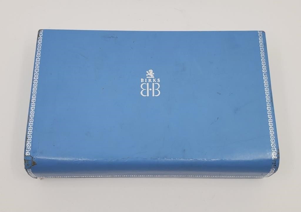 Birks, Vintage Baby Blue Jewelry Box