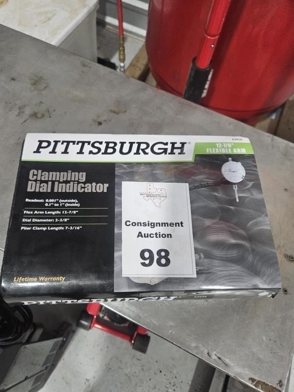 Pittsburgh Clamping Dial Indicator