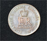 Canada 1953 Queen Elizabeth II Coronation Token