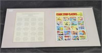 Framed Comic Book Classic Stamps