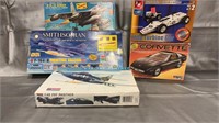 Assorted Plane And Vehicle Model Kits